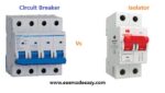 Difference Between Isolator And Circuit Breaker|Isolator Vs Circuit ...