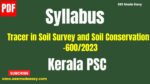 syllabus Tracer in Soil Survey and Soil Conservation -600/2023